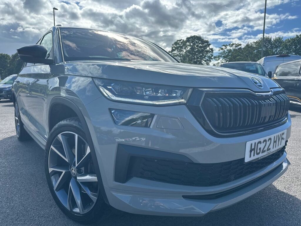 Skoda Kodiaq 2.0 Tsi 190 Sport Line 4X4 Dsg 7 Seat HG22HYF Grey #3