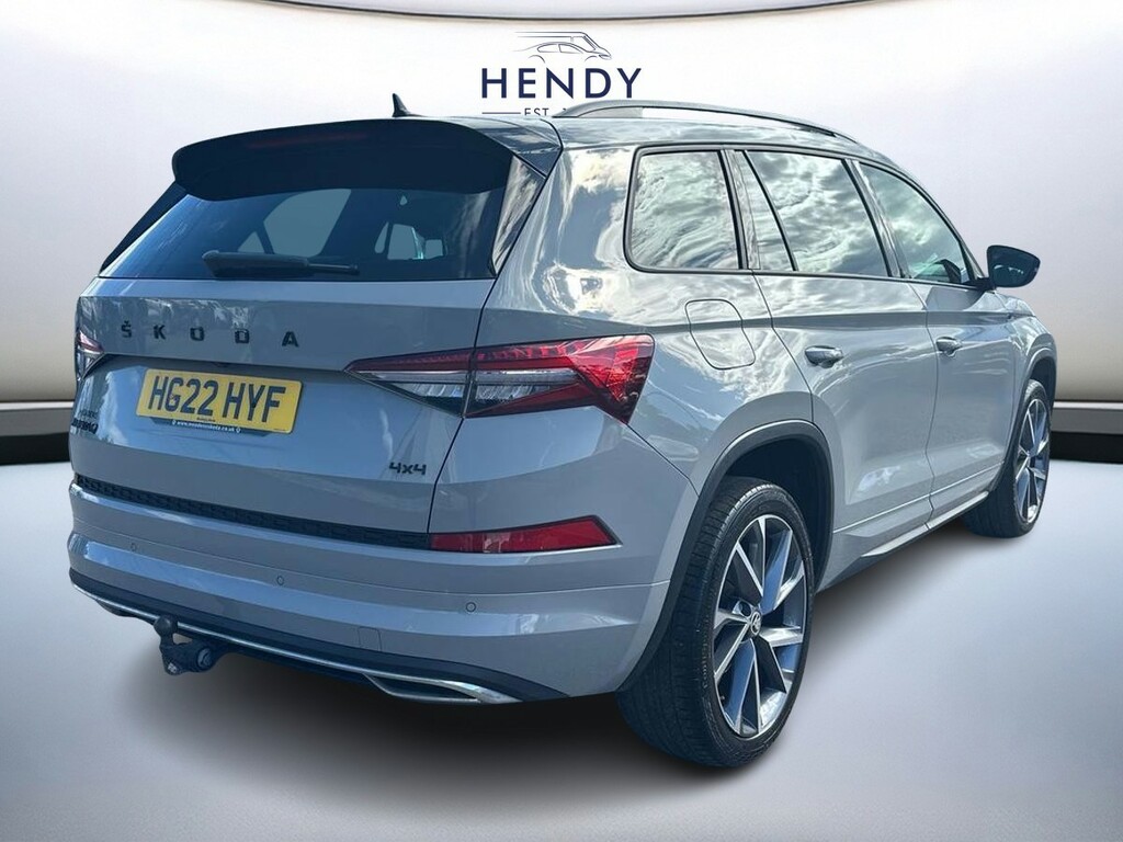 Skoda Kodiaq 2.0 Tsi 190 Sport Line 4X4 Dsg 7 Seat HG22HYF Grey #4