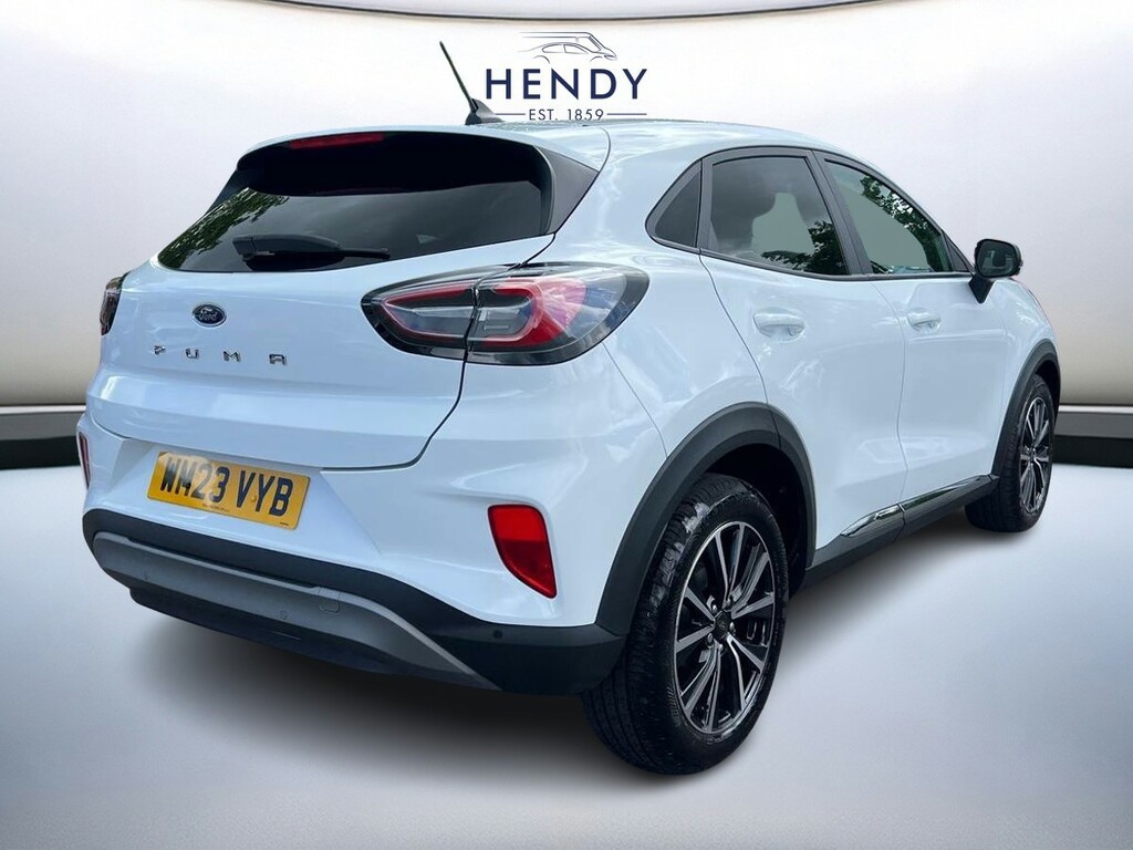 Ford Puma 1.0 Ecoboost Hybrid Mhev Titanium WM23VYB White #4