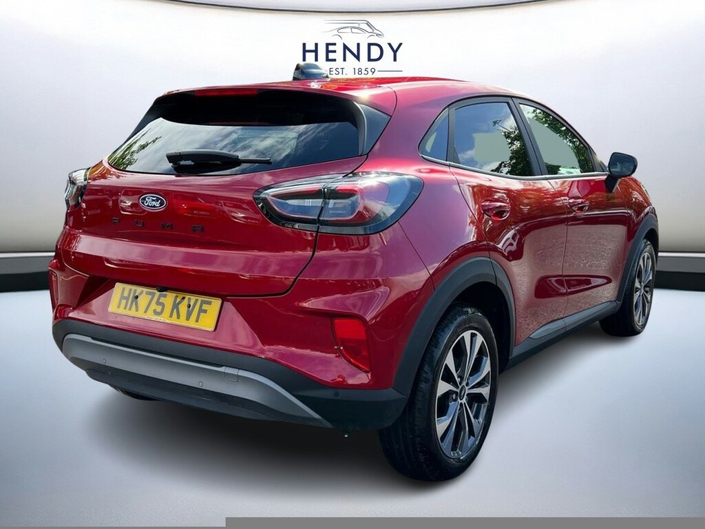 Ford Puma 1.0 Ecoboost Hybrid Mhev Titanium Dct HK75KVF Red #2