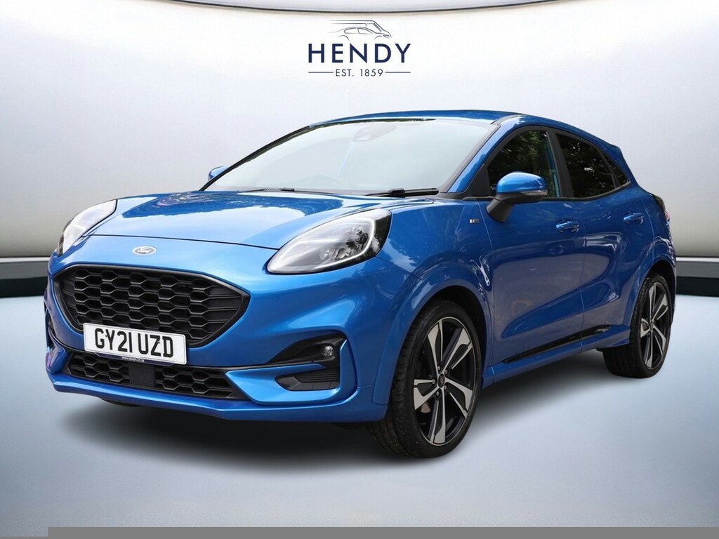 Ford Puma 1.0 Ecoboost Hybrid Mhev 155 St-line X GY21UZD Blue #5