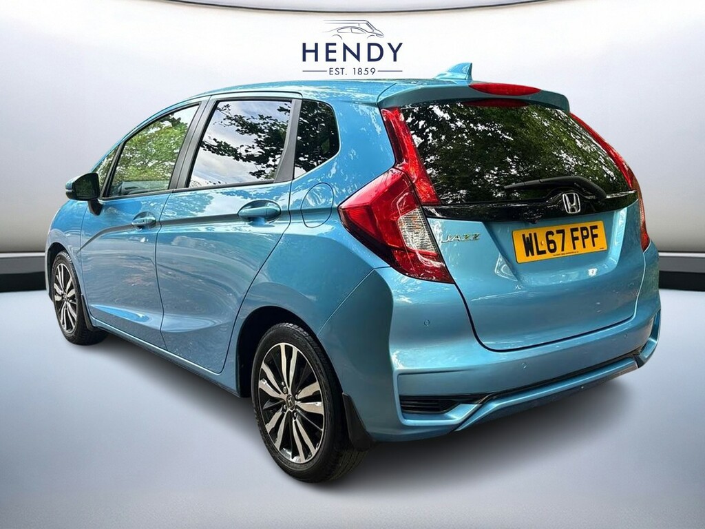 Honda Jazz 1.3 I-vtec Ex Navi Cvt WL67FPF Blue #6