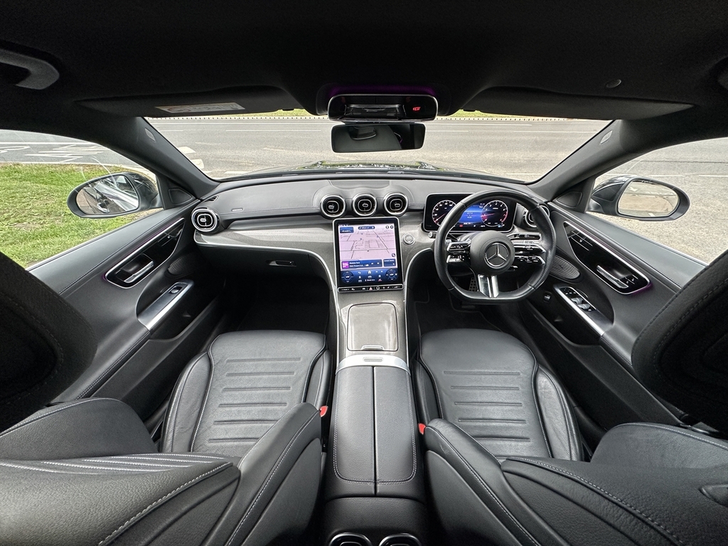 Mercedes-Benz C Class C300 Amg Line Est 2021 KW72FEV Black #3