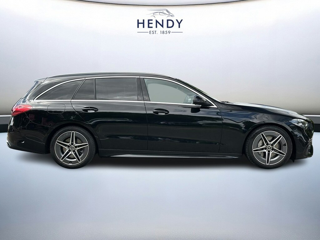 Mercedes-Benz C Class C300 Amg Line Est 2021 KW72FEV Black #2