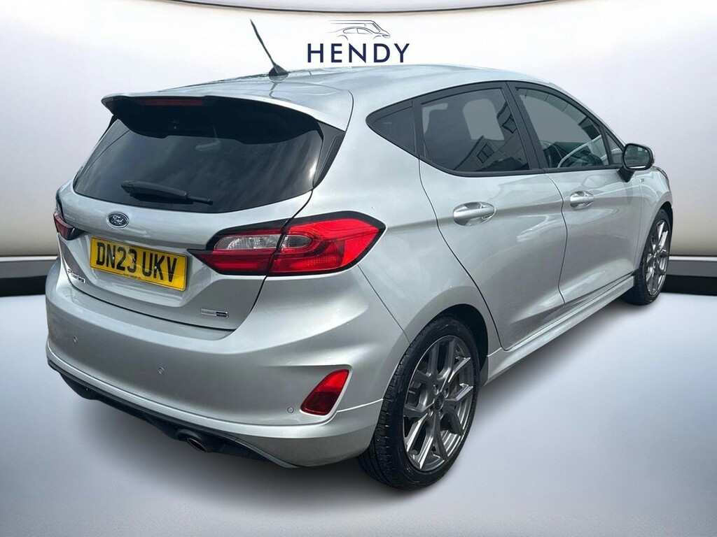 Ford Fiesta 1.0 Ecoboost Hybrid Mhev 125 St-line DN23UKV Silver #4