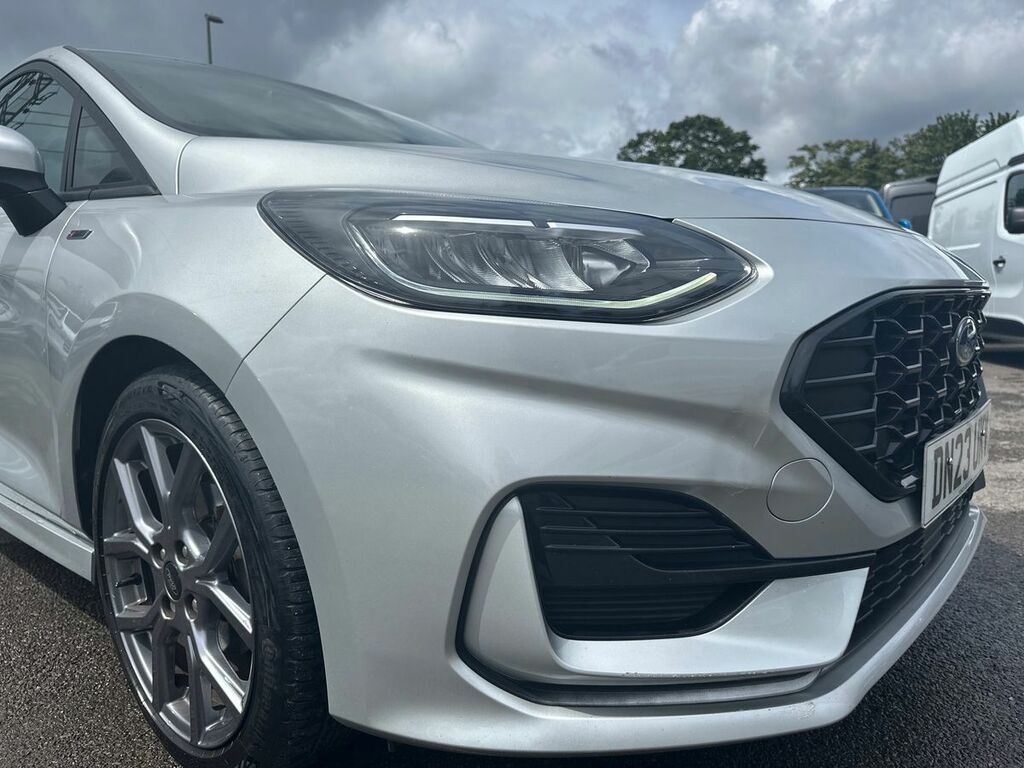 Ford Fiesta 1.0 Ecoboost Hybrid Mhev 125 St-line DN23UKV Silver #3