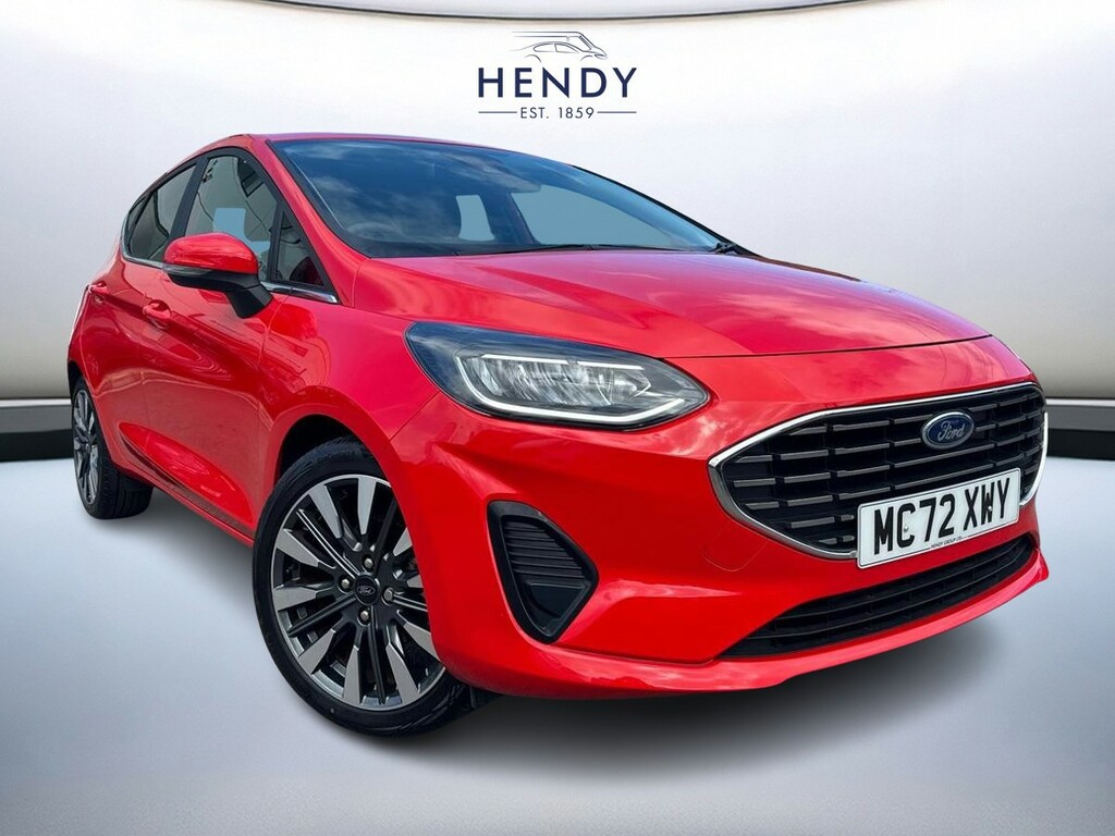 Ford Fiesta 1.0 Ecoboost Hbd Mhev 125 Titanium X Red