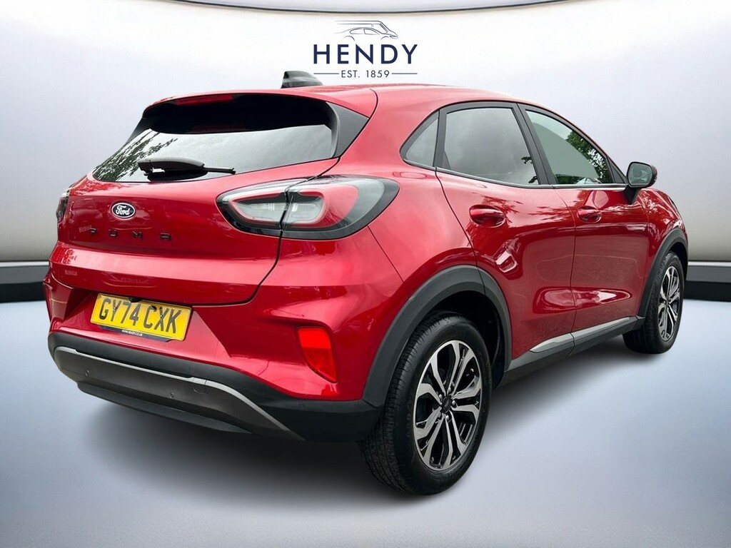 Ford Puma 1.0 Ecoboost Hybrid Mhev Titanium GY74CXK Red #4