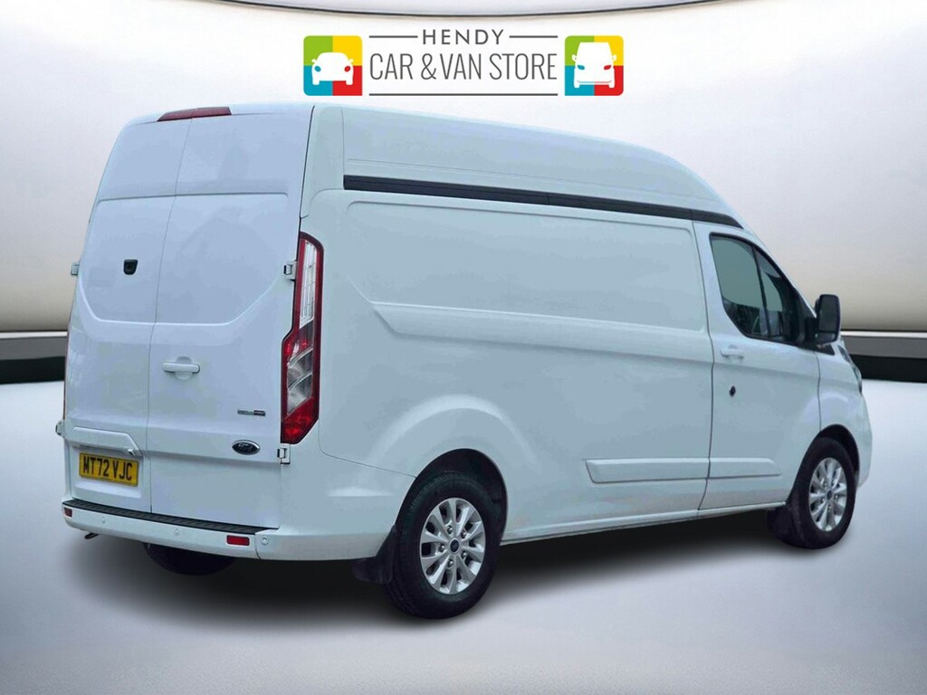 Ford Transit Custom 2.0 Ecoblue Hybrid 130Ps High Roof Limited Van MT72VJC White #3