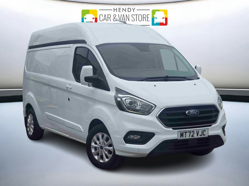 Ford Transit Custom 2.0 Ecoblue Hybrid 130Ps High Roof Limited Van MT72VJC White