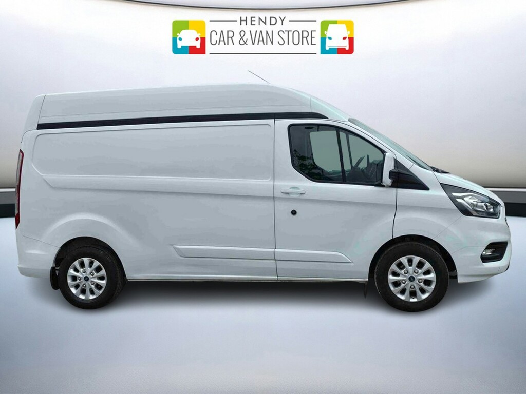 Ford Transit Custom 2.0 Ecoblue Hybrid 130Ps High Roof Limited Van MT72VJC White #2