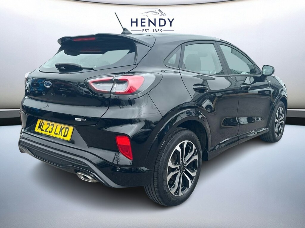 Ford Puma 1.0 Ecoboost Hybrid Mhev St-line Dct ML23LKD Black #4