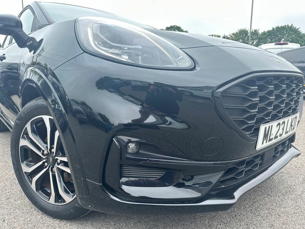 Ford Puma 1.0 Ecoboost Hybrid Mhev St-line Dct ML23LKD Black #3