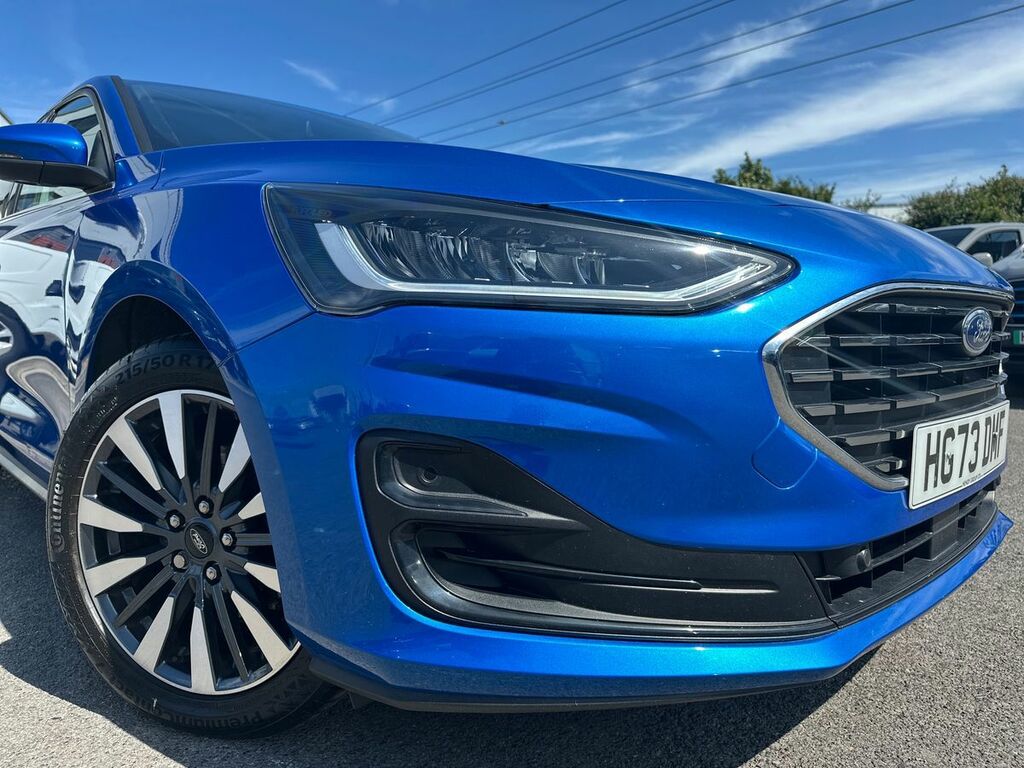 Ford Focus 1.0 Ecoboost Hybrid Mhev 155 Titanium X Blue #3
