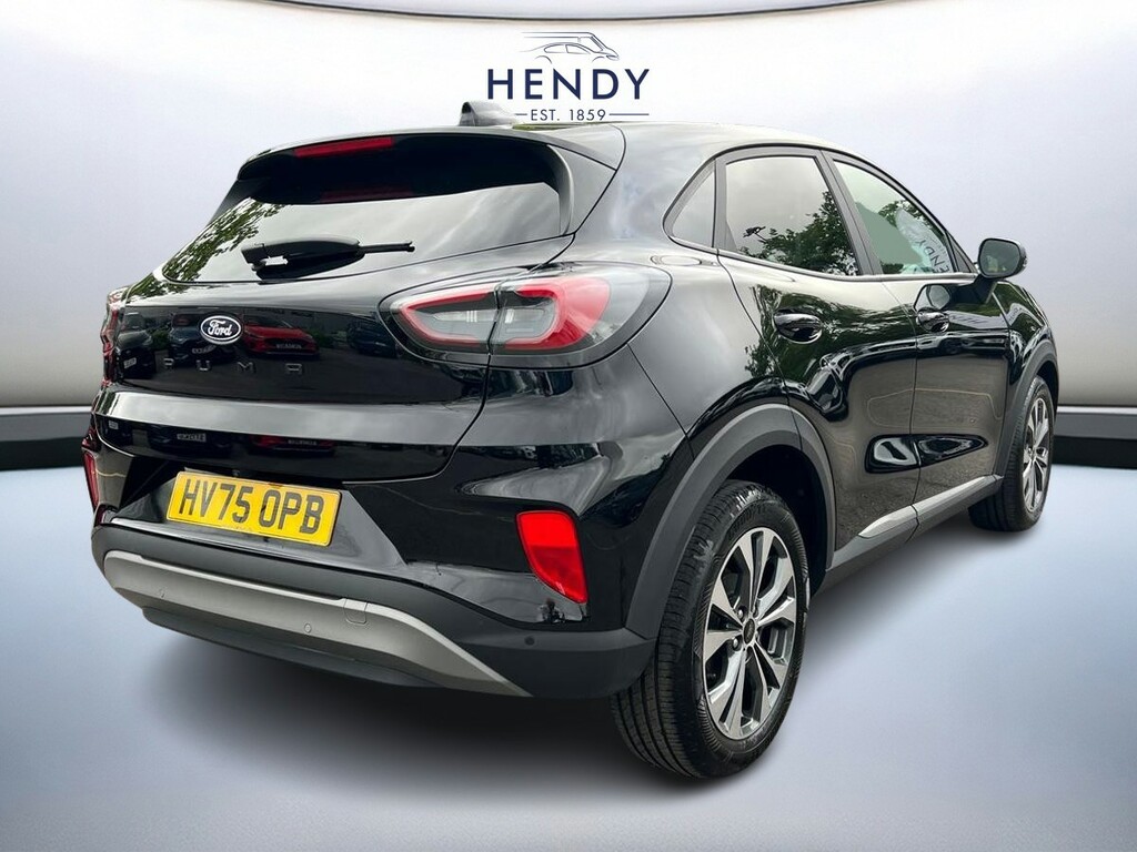 Ford Puma 1.0 Ecoboost Hybrid Mhev Titanium HV75OPB Black #4