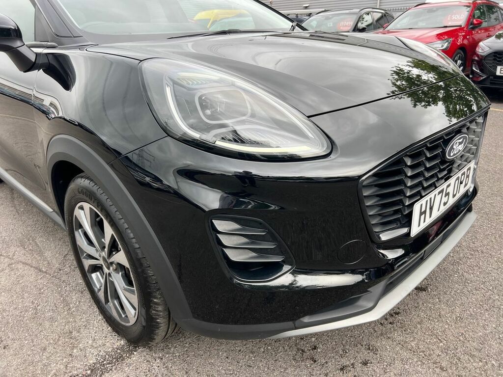 Ford Puma 1.0 Ecoboost Hybrid Mhev Titanium HV75OPB Black #3