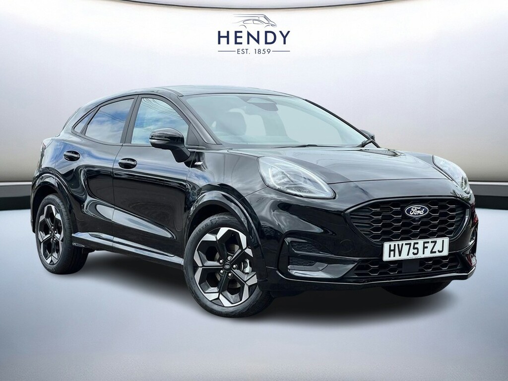 Ford Puma 1.0 Ecoboost Hybrid Mhev 155 St-line X Dct HV75FZJ Black #2