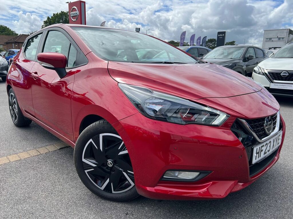 Nissan Micra 1.0 Ig-t 92 Acenta Cvt Red #3