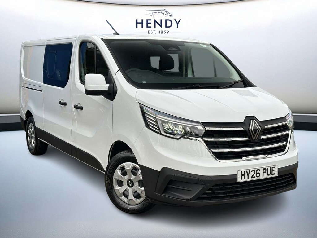 Renault Trafic Ll30 Blue Dci 130 Advance Safety Crew Van White