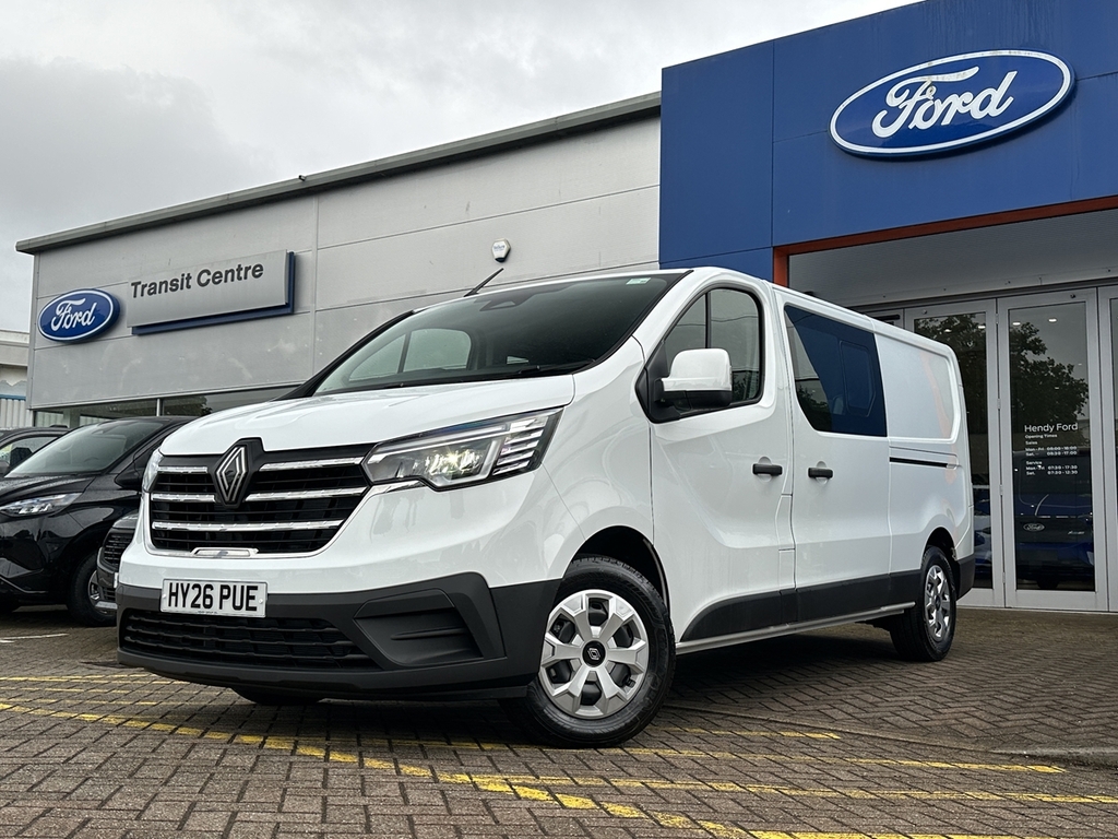 Renault Trafic Sl30 Blue Dci 130 Advance Safety Van White #9