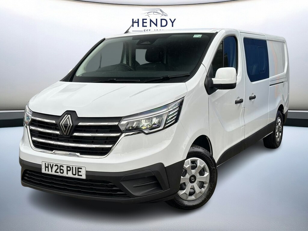 Renault Trafic Sl30 Blue Dci 130 Advance Safety Van White #8