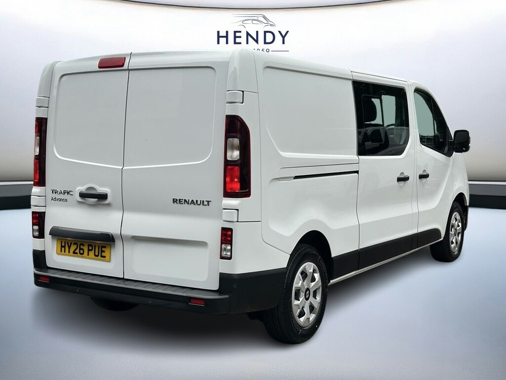 Renault Trafic Sl30 Blue Dci 130 Advance Safety Van White #7