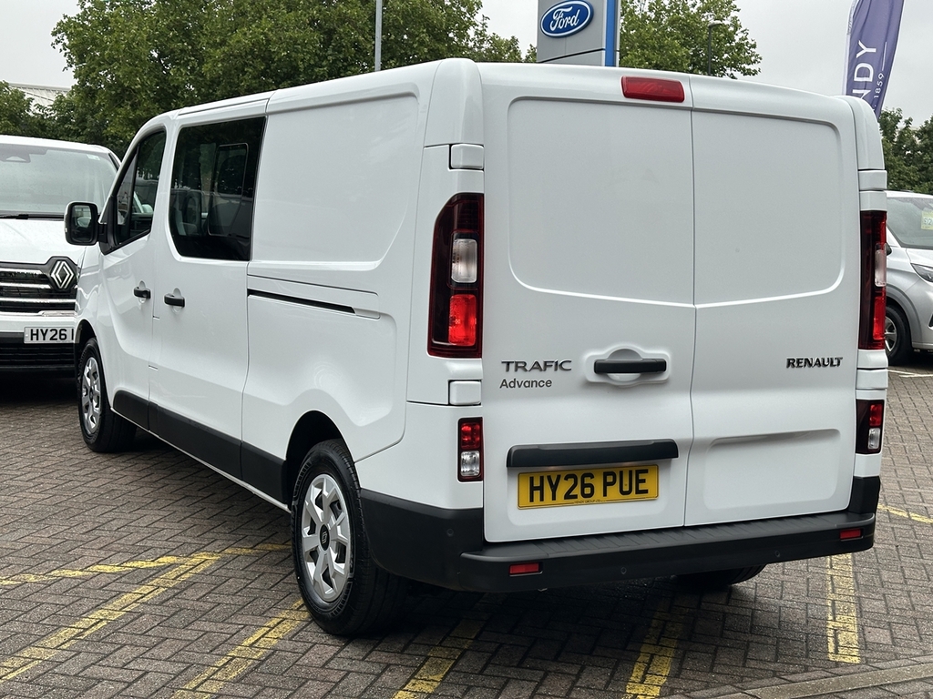 Renault Trafic Sl30 Blue Dci 130 Advance Safety Van White #20