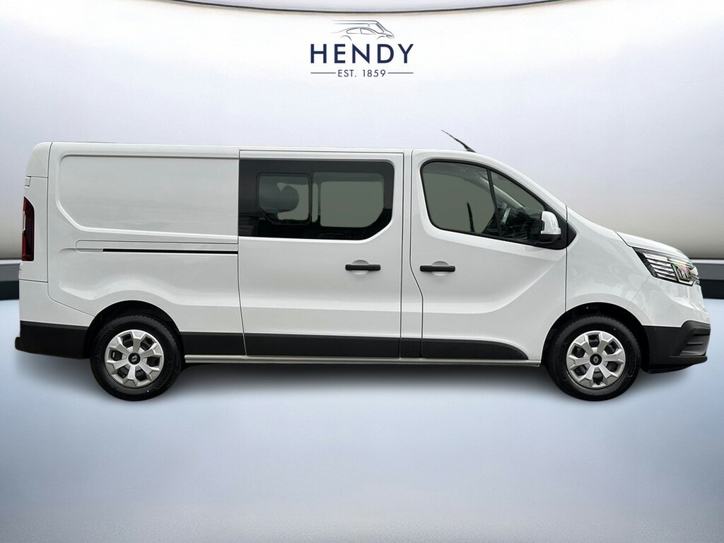 Renault Trafic Ll30 Blue Dci 130 Advance Safety Crew Van White #2