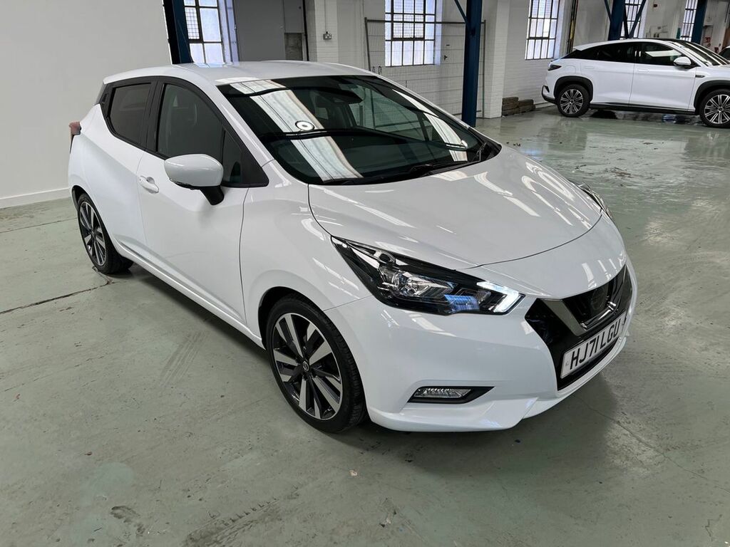 Nissan Micra 1.0 Ig-t 92 Tekna HJ71LGU White #3