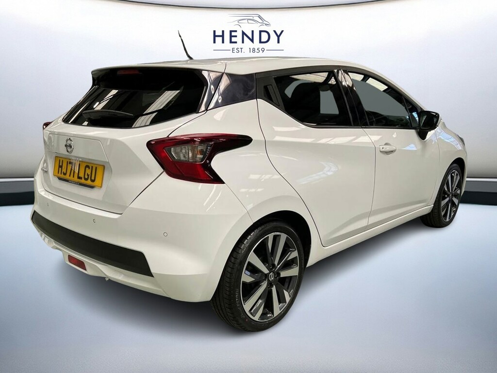 Nissan Micra 1.0 Ig-t 92 Tekna HJ71LGU White #4