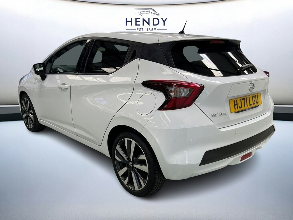 Nissan Micra 1.0 Ig-t 92 Tekna HJ71LGU White #6