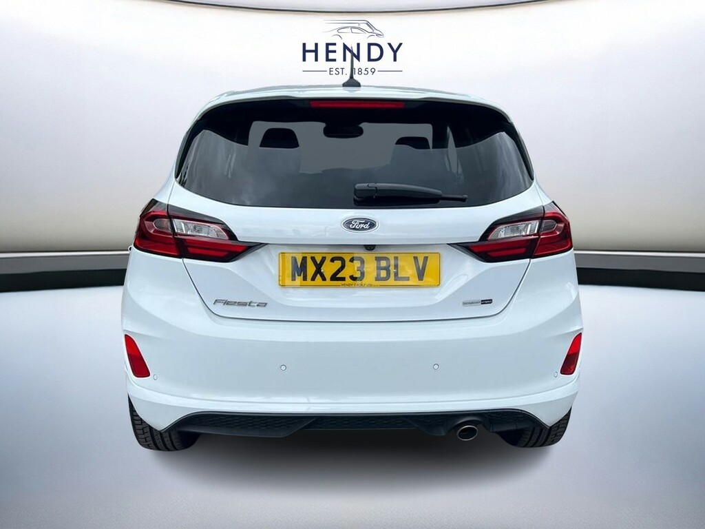 Ford Fiesta 1.0 Ecoboost Hbd Mhev 125 St-line X MX23BLV White #5