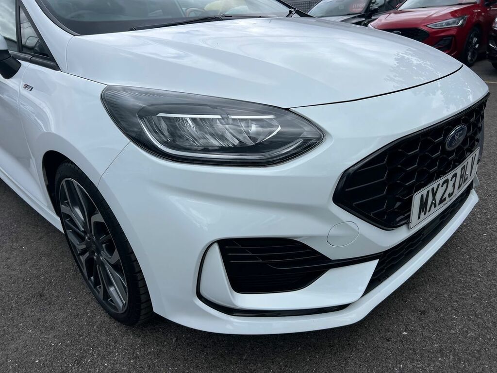 Ford Fiesta 1.0 Ecoboost Hbd Mhev 125 St-line X MX23BLV White #3