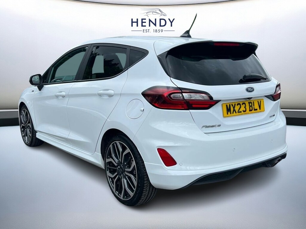 Ford Fiesta 1.0 Ecoboost Hbd Mhev 125 St-line X MX23BLV White #6