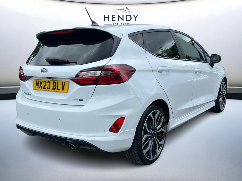Ford Fiesta 1.0 Ecoboost Hbd Mhev 125 St-line X MX23BLV White #4
