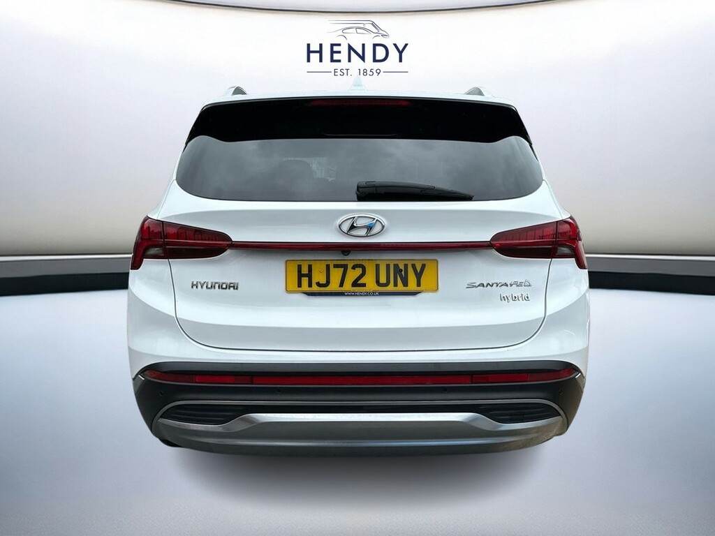 Hyundai Santa Fe 1.6 Tgdi Hybrid Premium White #5