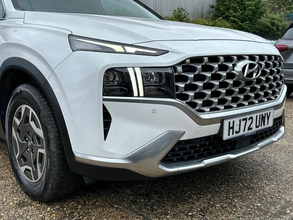 Hyundai Santa Fe 1.6 Tgdi Hybrid Premium White #3