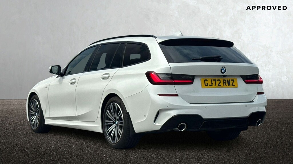BMW 3 Series 330I M Sport Touring White #2