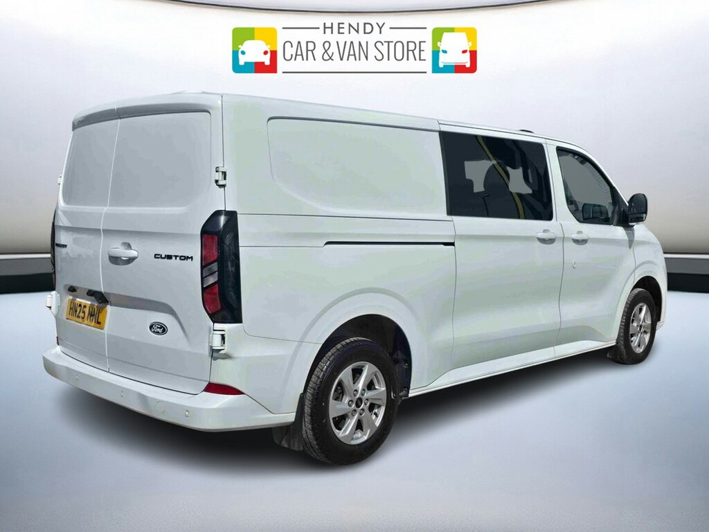 Ford Transit Custom 2.0 Ecoblue 136Ps H1 Double Cab Van Limited HN25NNL White #3