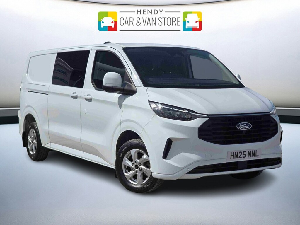Ford Transit Custom 2.0 Ecoblue 136Ps H1 Double Cab Van Limited HN25NNL White