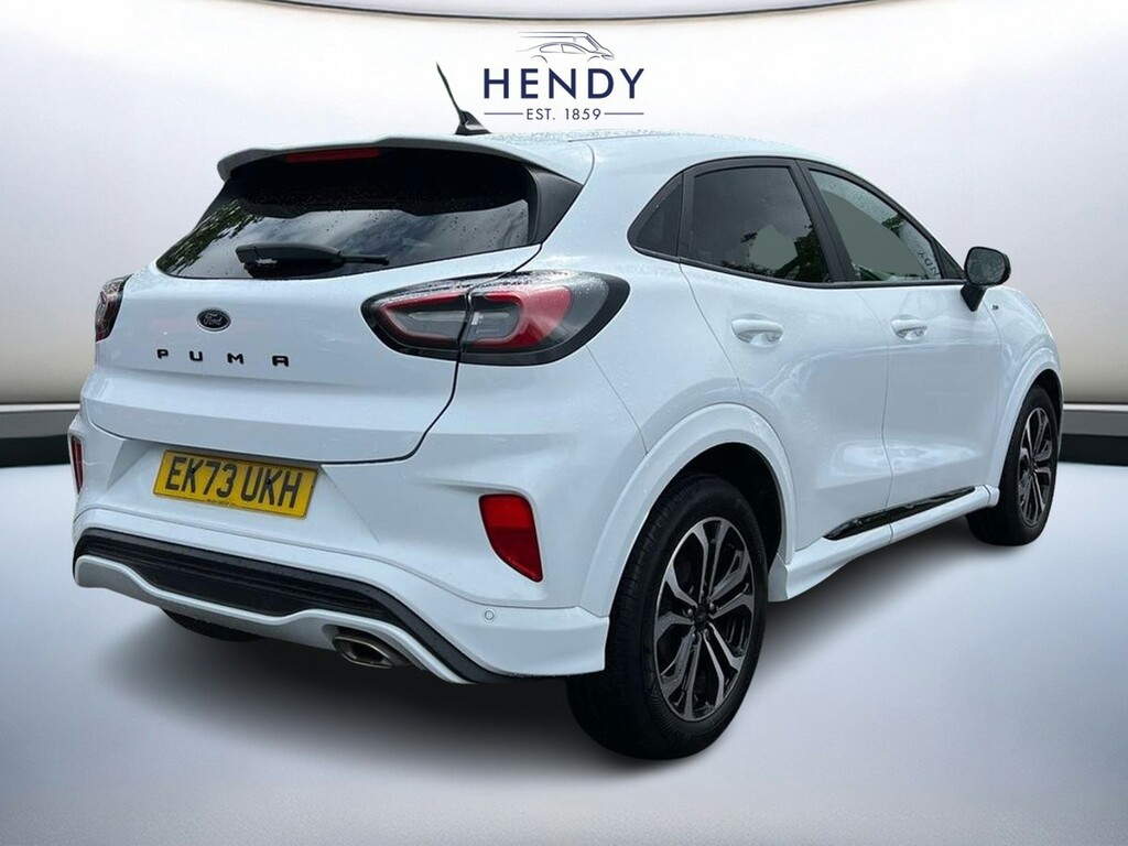 Ford Puma 1.0 Ecoboost Hybrid Mhev St-line EK73UKH White #4