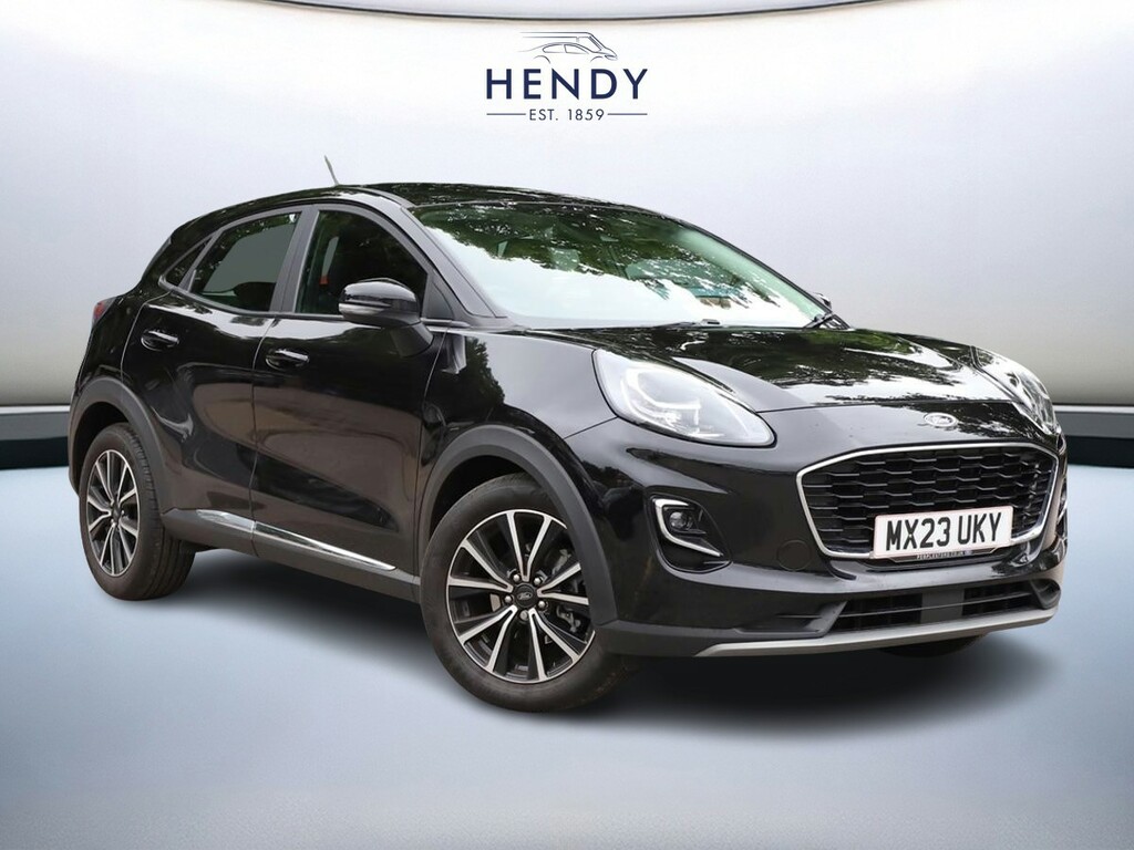 Ford Puma 1.0 Ecoboost Hybrid Mhev Titanium MX23UKY Black