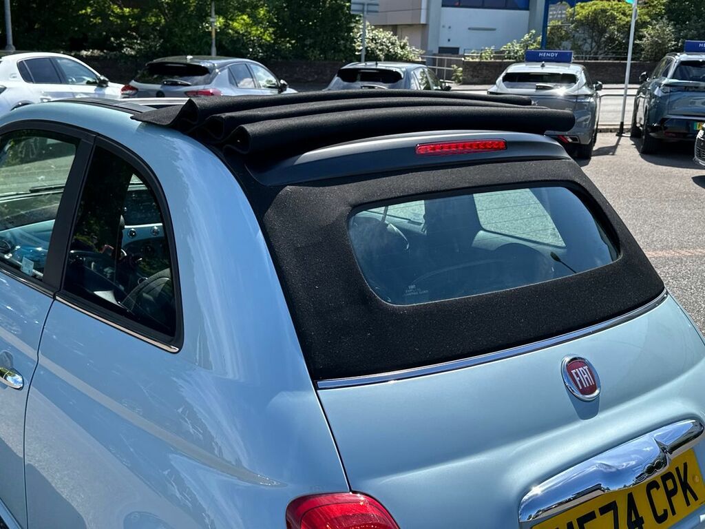 Fiat 500C 500 Mhev White #11