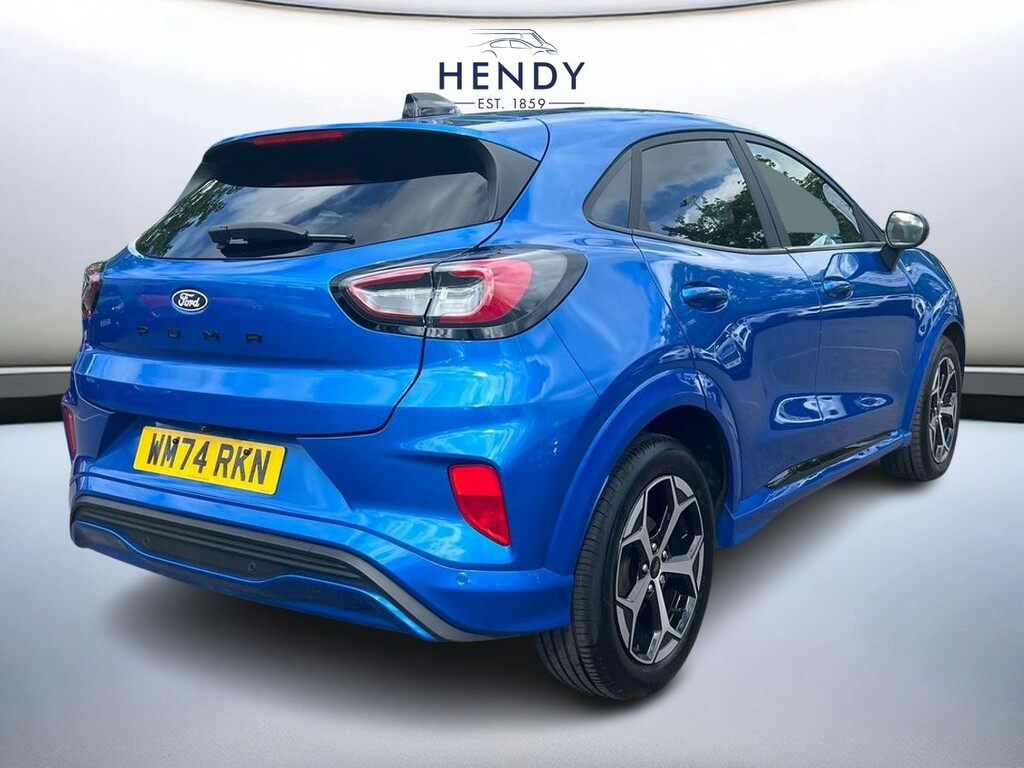 Ford Puma 1.0 Ecoboost Hybrid Mhev St-line WM74RKN Blue #4