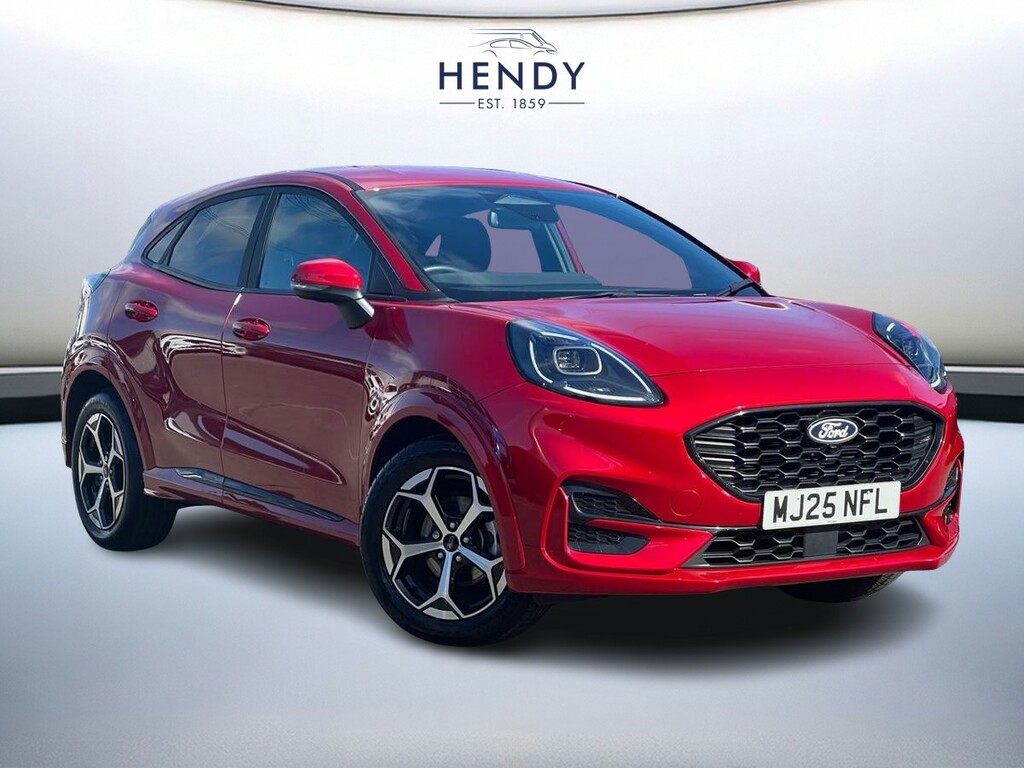 Ford Puma 1.0 Ecoboost Hybrid Mhev St-line MJ25NFL Red