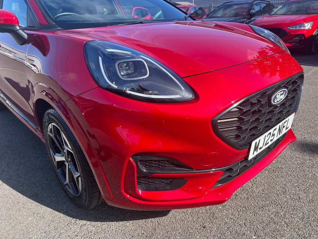 Ford Puma 1.0 Ecoboost Hybrid Mhev St-line MJ25NFL Red #3