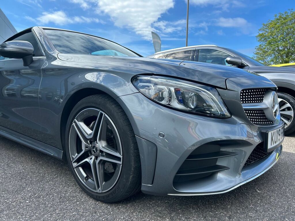 Mercedes-Benz C Class C220d Amg Line Prem Cab Fl 2018 KU19EBB Grey #3