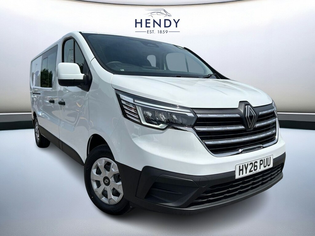 Renault Trafic Ll30 Blue Dci 130 Advance Safety Crew Van White