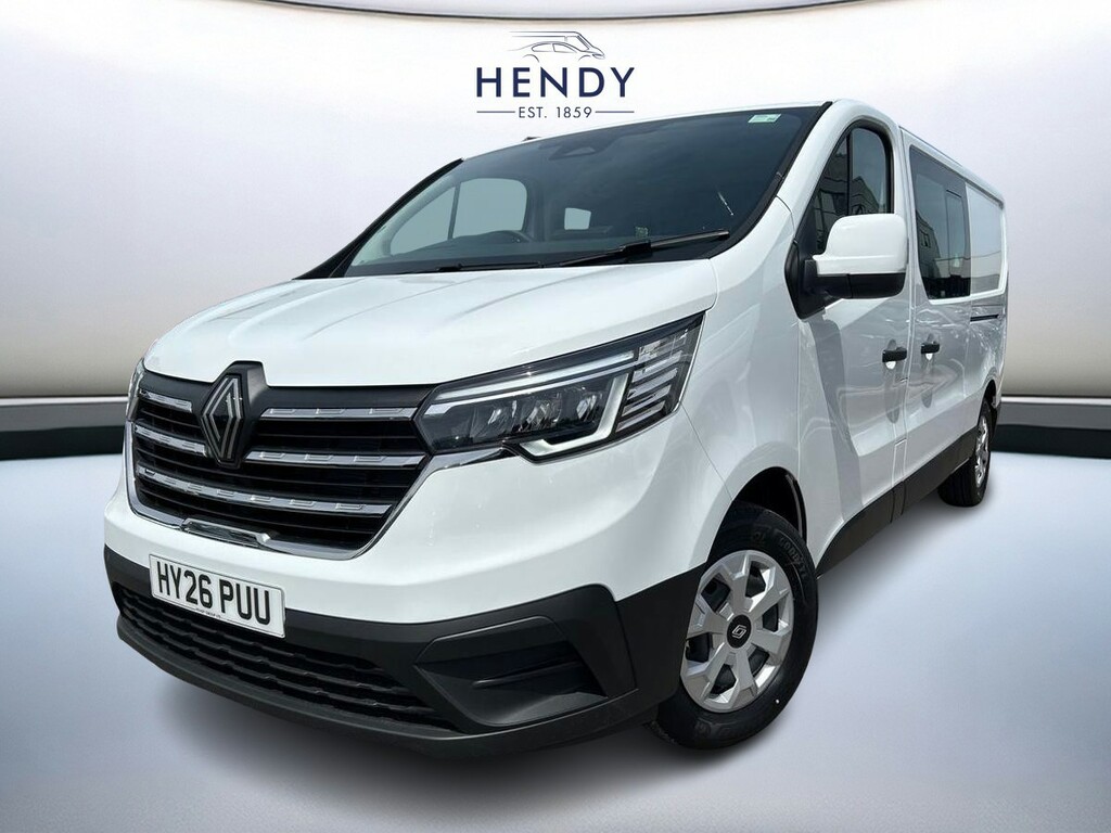 Renault Trafic Ll30 Blue Dci 130 Advance Safety Crew Van White #6