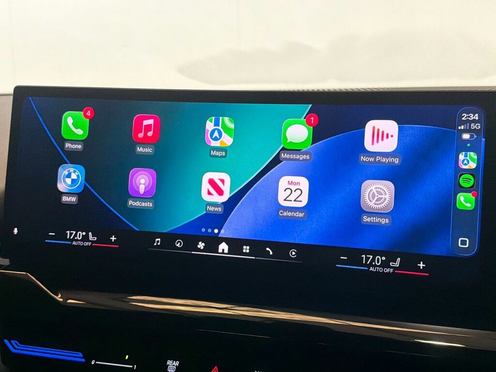 BMW 5 Series 520I M Sport Pro Saloon Blue #6